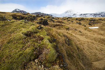 Image showing Impressive volcanic landscape on the Snaefellsnes peninsula