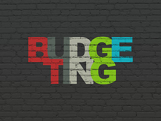 Image showing Business concept: Budgeting on wall background