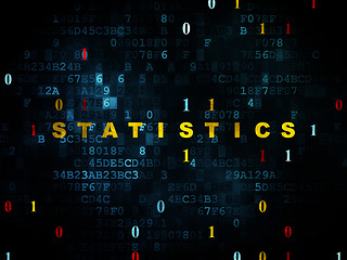 Image showing Business concept: Statistics on Digital background