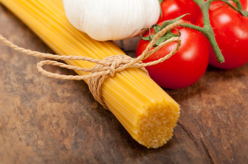 Image showing Italian basic pasta ingredients