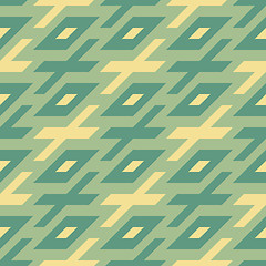 Image showing Seamless geometric background. Mosaic. 