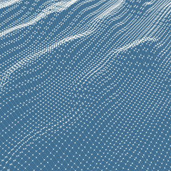 Image showing Abstract grid background. Water surface. Vector illustration. 