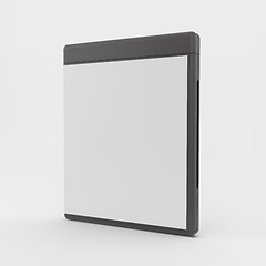Image showing Blank DVD-case or CD-case. 3d vector illustration. 