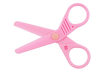 Image showing Pink scissors