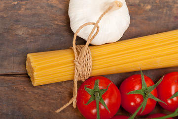 Image showing Italian basic pasta ingredients