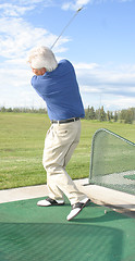 Image showing golfer