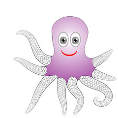 Image showing Cheerful Octopus