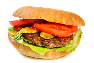 Image showing realistic looking hamburger