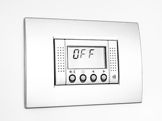 Image showing Digital Off Thermostat in white background