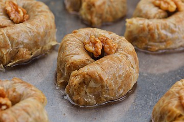 Image showing turkish baklava dessert