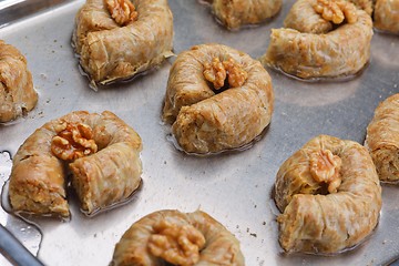 Image showing turkish baklava dessert