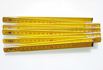 Image showing Imperial and metric ruler