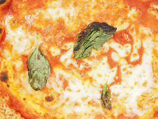 Image showing Margherita pizza background