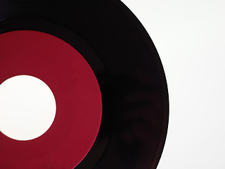 Image showing Vinyl record isolated