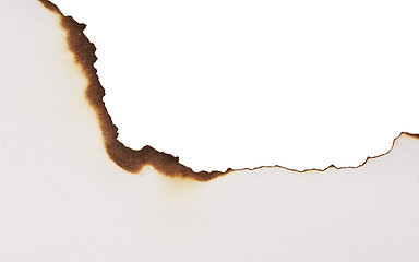 Image showing burnt edges