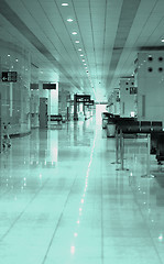 Image showing Corridor in Airport