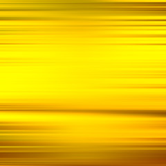 Image showing Gold waves background. Metal plate with reflected light.