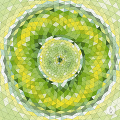 Image showing Abstract geometric background. Mosaic. Vector illustration. 