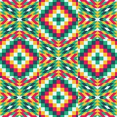 Image showing Seamless pattern. Mosaic. 