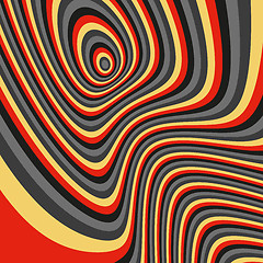 Image showing Pattern with optical illusion. Abstract background. Optical art.