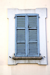 Image showing shutter europe  italy  lombardy      in  the milano  window clos