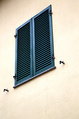 Image showing shutter europe  italy  lombardy      in  the milano old        a