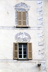 Image showing terrace europe  italy  lombardy       in  the milano old    grat