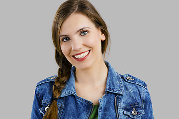 Image showing Beautiful woman smiling