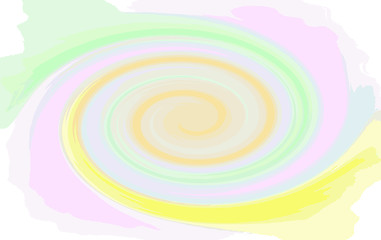 Image showing Multicoloured swirl spiral. Vector colorful abstract