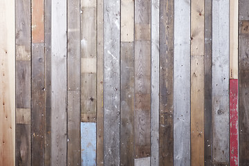 Image showing Modern rustic wall\r