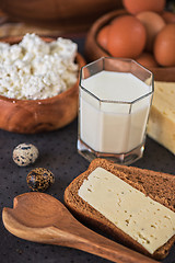 Image showing Dairy products