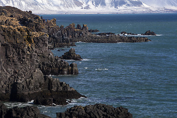 Image showing Fjords in the west of Iceland