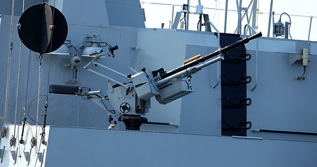 Image showing maritime heavy kalashnikov machine gun