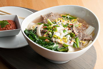 Image showing Thai Style Soup with Beef