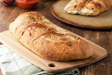 Image showing Homemade Italian Stuffed Bread