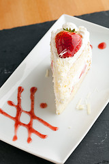 Image showing Gourmet Strawberry Shortcake