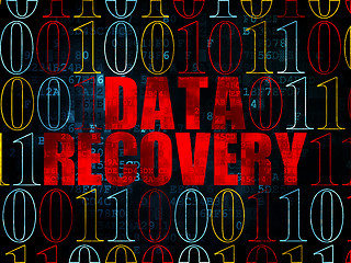 Image showing Information concept: Data Recovery on Digital background