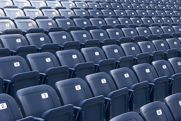 Image showing Plastic seats