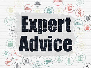 Image showing Law concept: Expert Advice on wall background