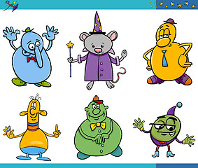 Image showing cartoon fantasy characters set