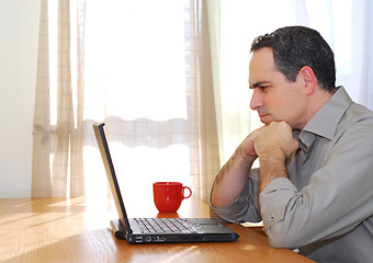 Image showing Man with laptop