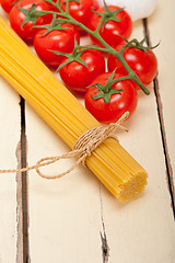 Image showing Italian basic pasta ingredients