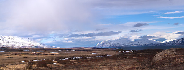 Image showing Impressive landscape in the north of Iceland