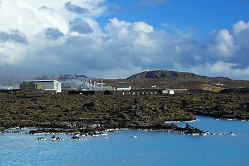 Image showing Geothermal bath Blue Lagoon in Iceland