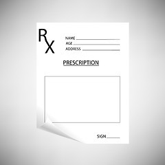 Image showing Blank Prescription