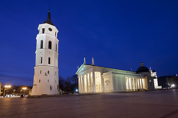 Image showing The Cathedral Square in central Vilnius