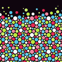 Image showing Abstract background with color circles. Vector illustration.