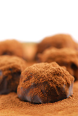 Image showing Chocolate truffles