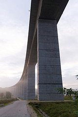 Image showing Large highway viaduct ( Hungary)