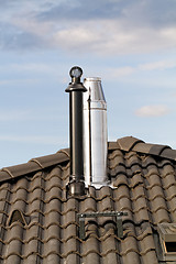 Image showing Modern chimney